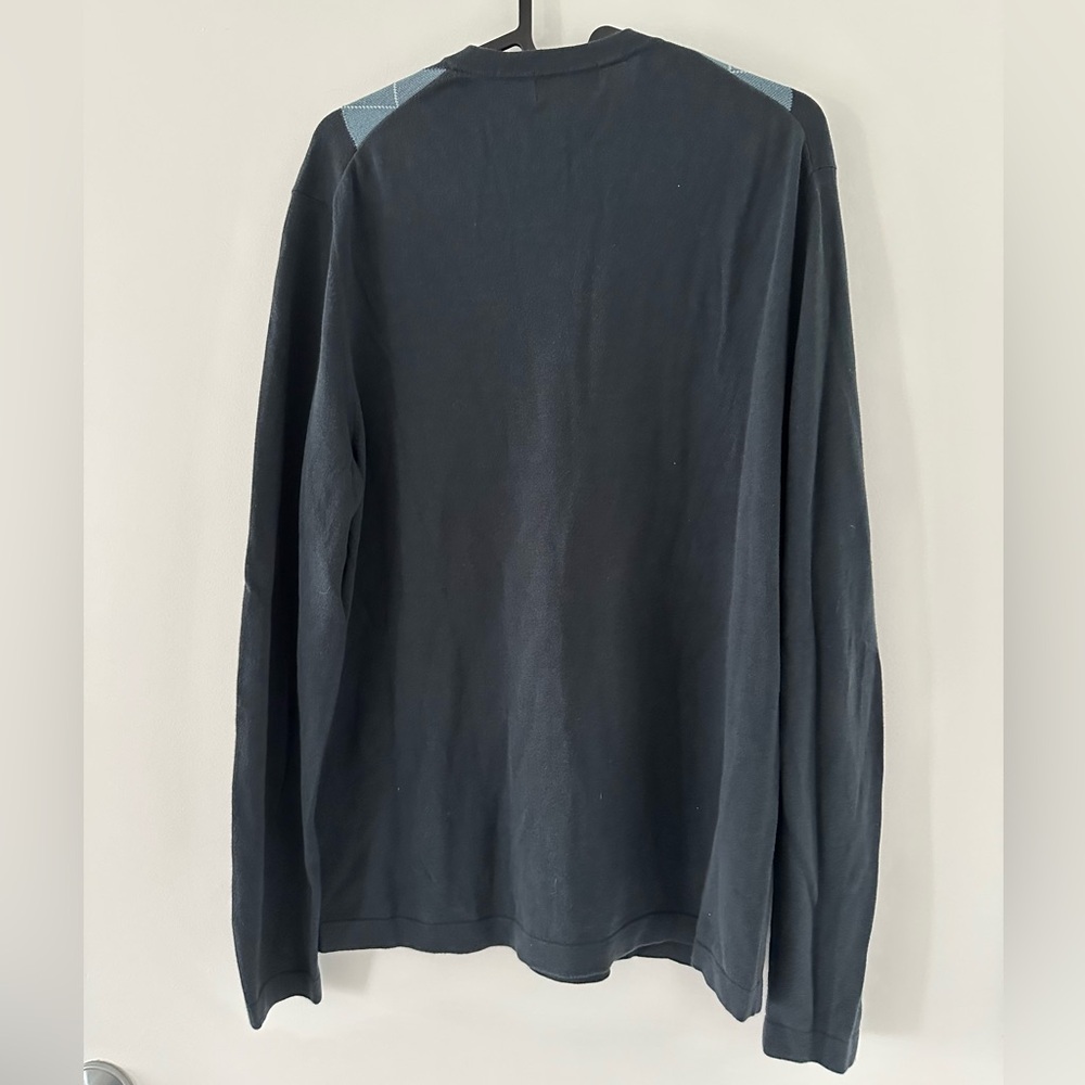 Men's Banana Republic Cotton V-neck Argyle Sweater long sleeves - Picture 5 of 6